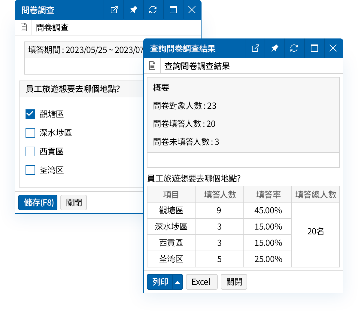 收集重要事項的意見