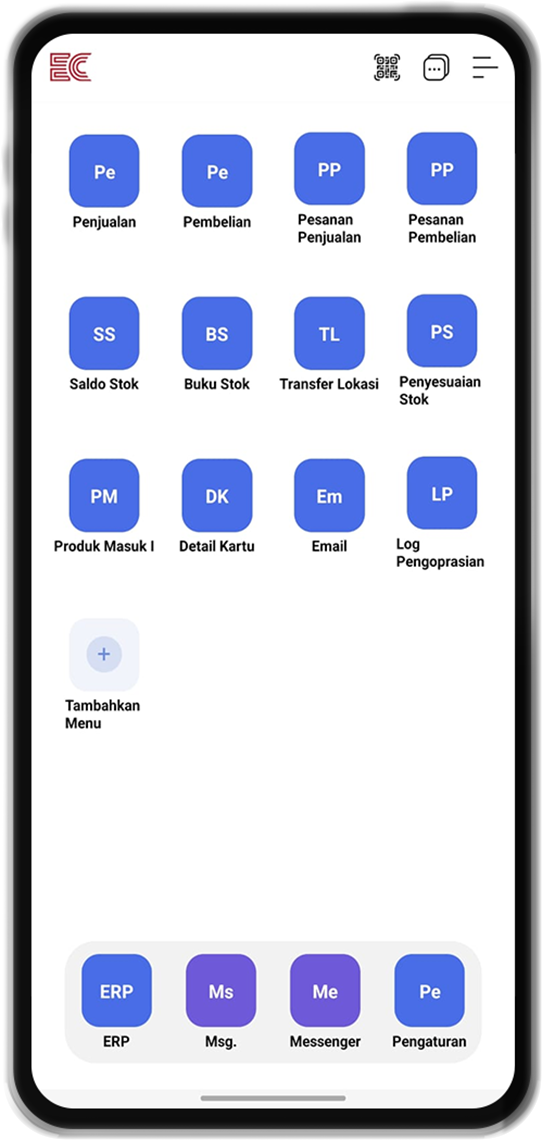 Semua Fungsi ECOUNT Juga Dapat Digunakan di Ponsel