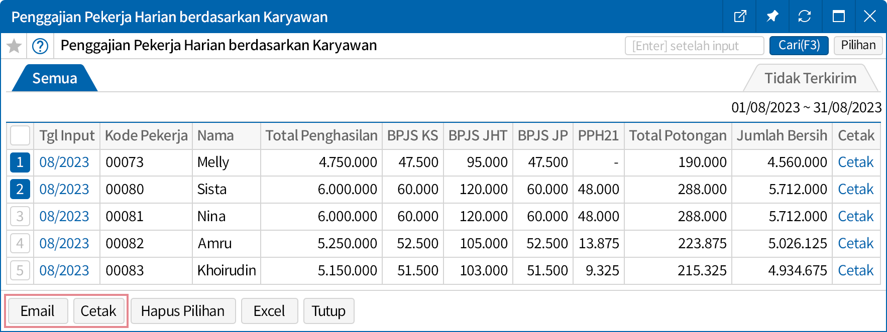 Kirim Slip Gaji dengan Mudah