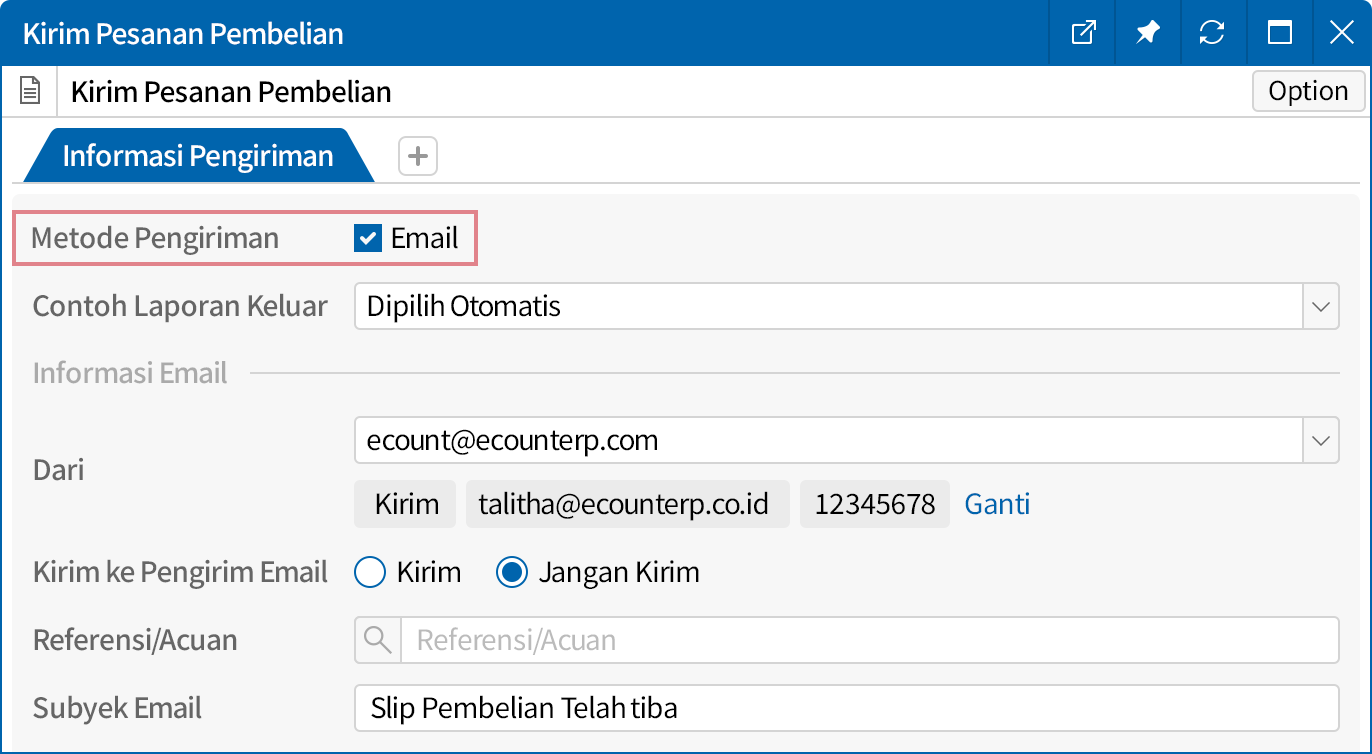 Kirim Slip Pesanan dengan Efisien
