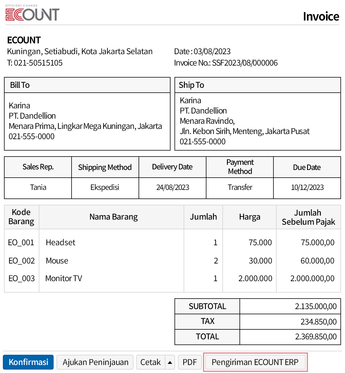 Otomatis Membuat Slip Pembelian Berdasarkan Penjualan yang Diterima
