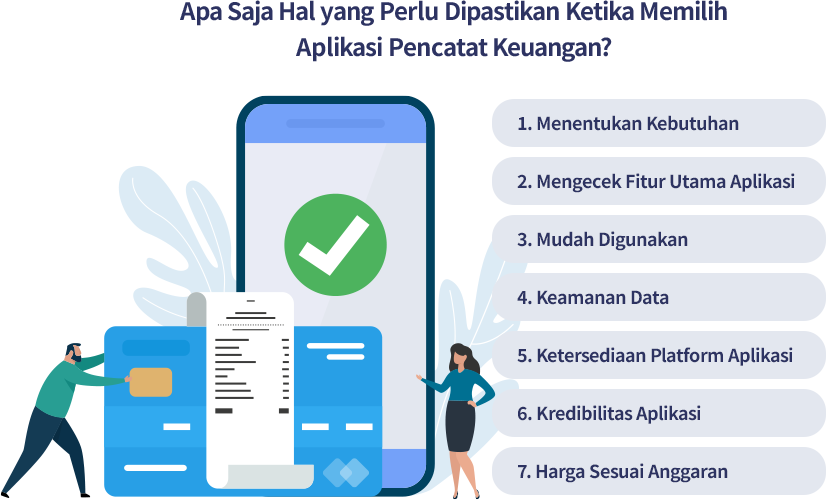 Berikut rekomendasi bagaimana dan apa saja yang perlu dipastikan untuk memilih aplikasi pencatat keuangan yang sesuai kebutuhan.