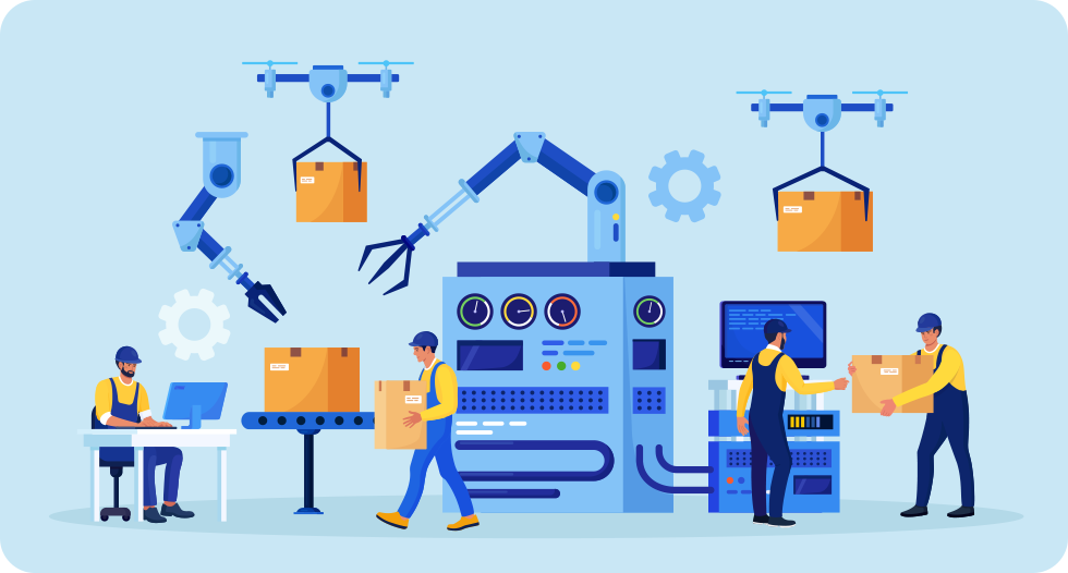 Bagaimana software manufaktur bisa membantu pekerjaan dan kordinasi dalam kegiatan produksi