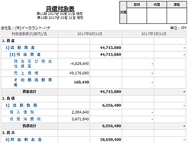 会計との自動連動