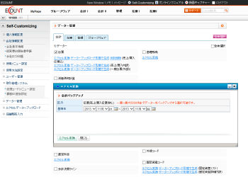 会計伝票バックアップ
