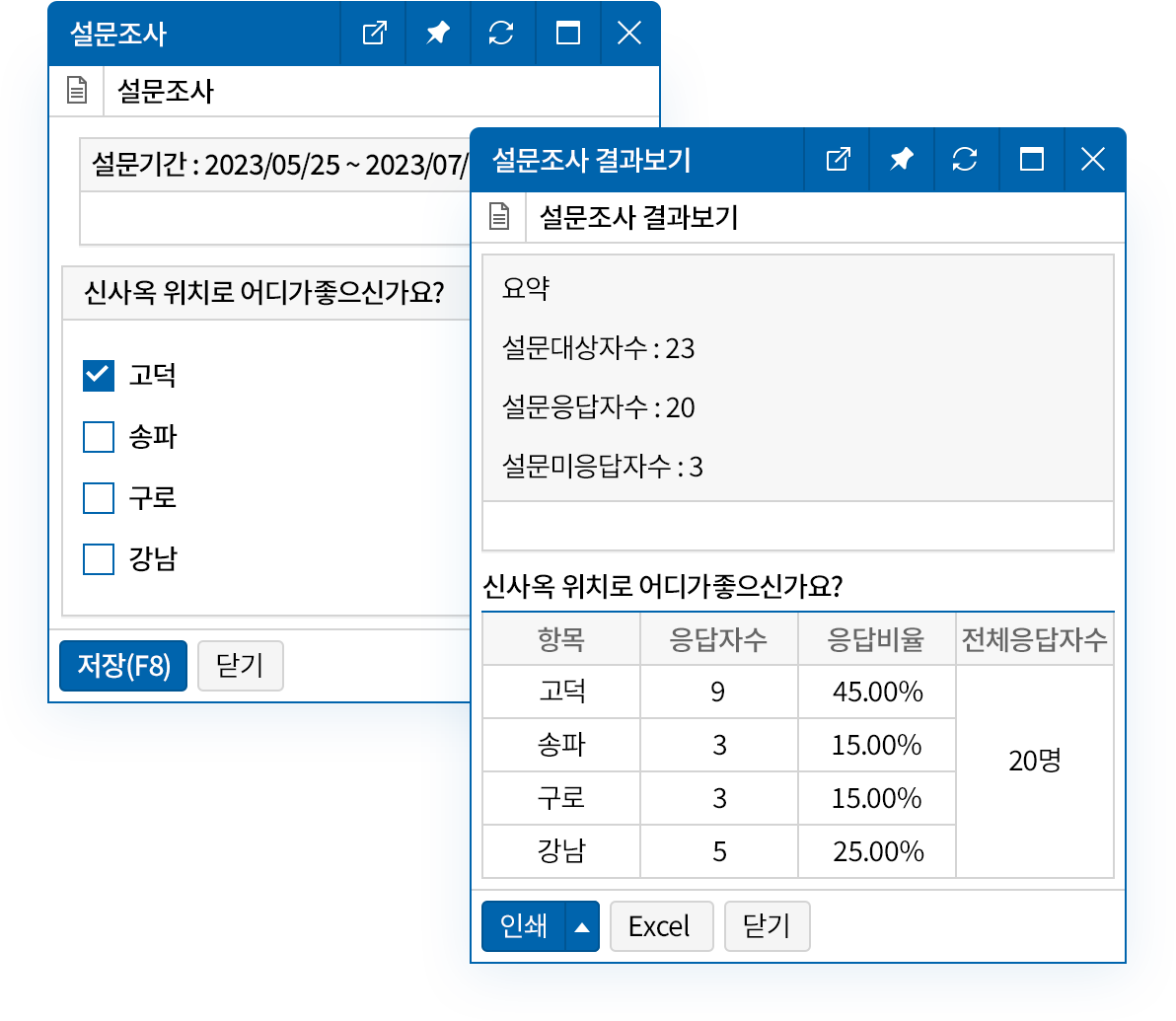 주요 사안 의견 수렴
