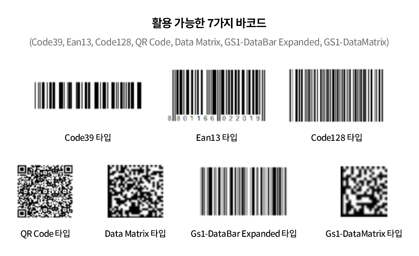 원하는 형태의 바코드 생성