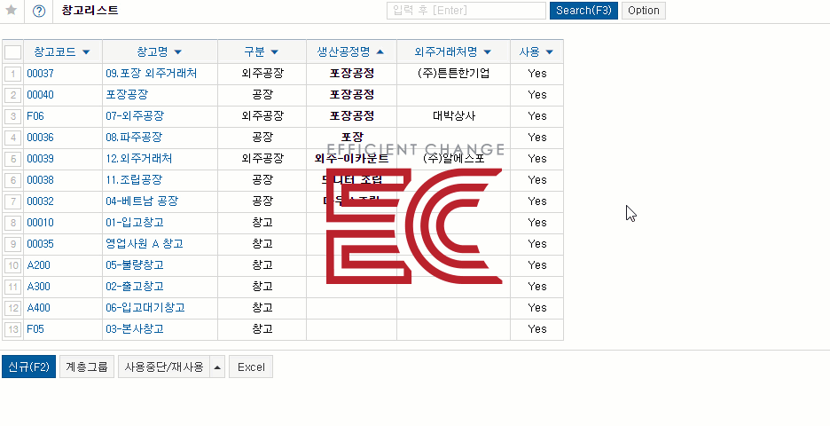 공정흐름관리