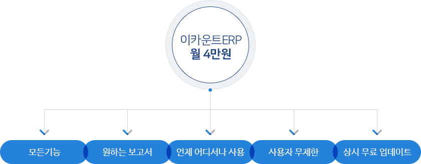 비용은 월 4만원, 가치는 구축형 ERP 이상