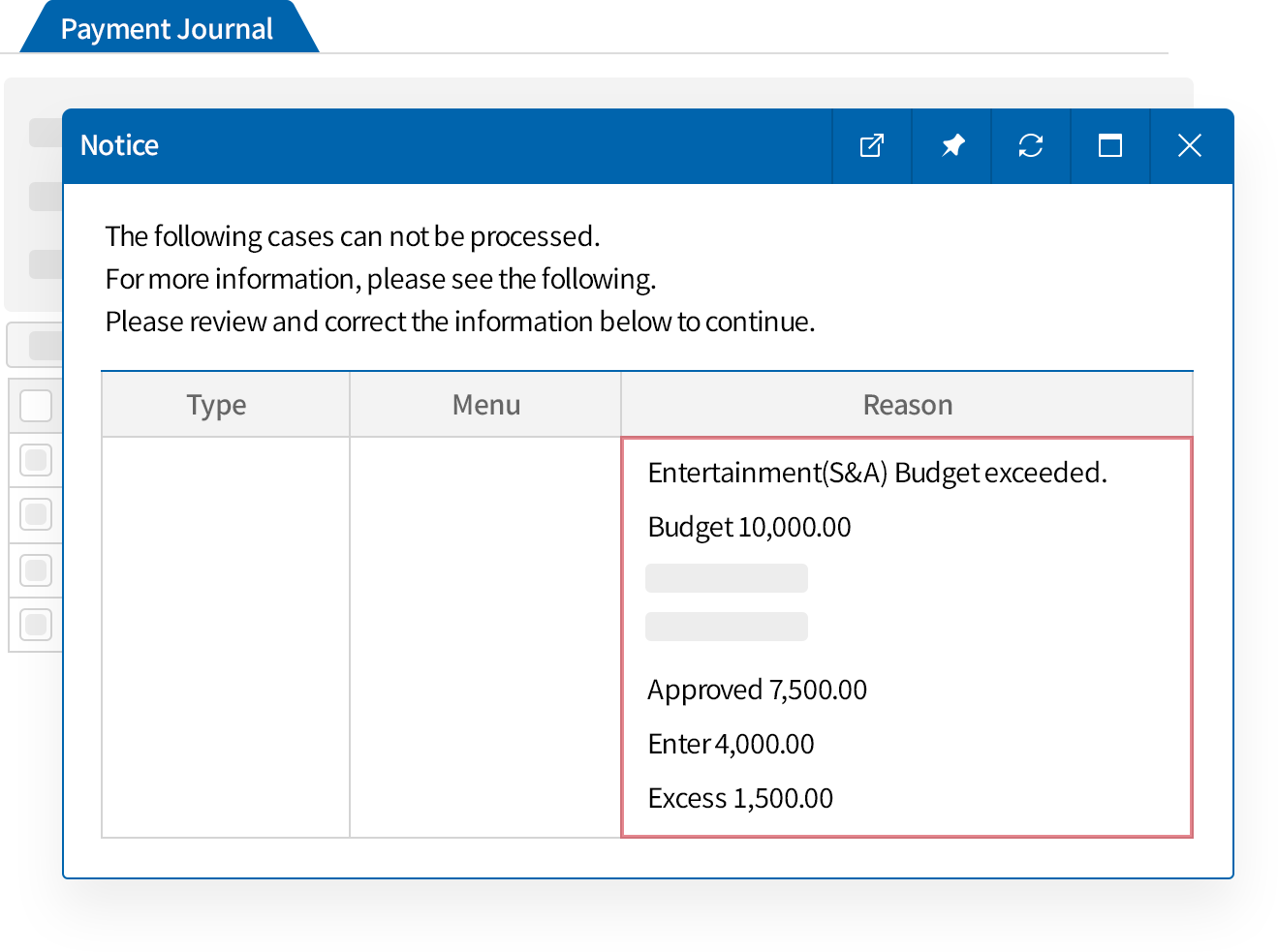 Fund execution control