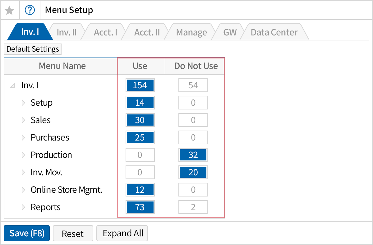 Optimize program environment