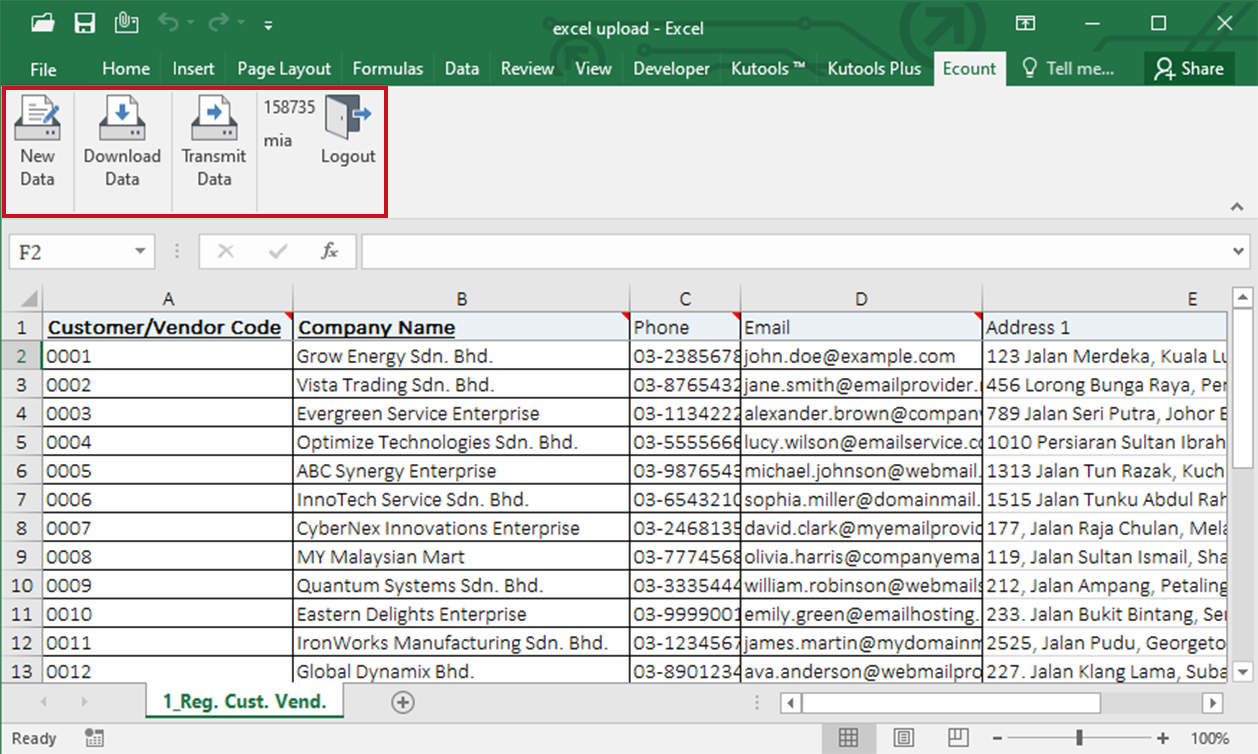Excel Uploader