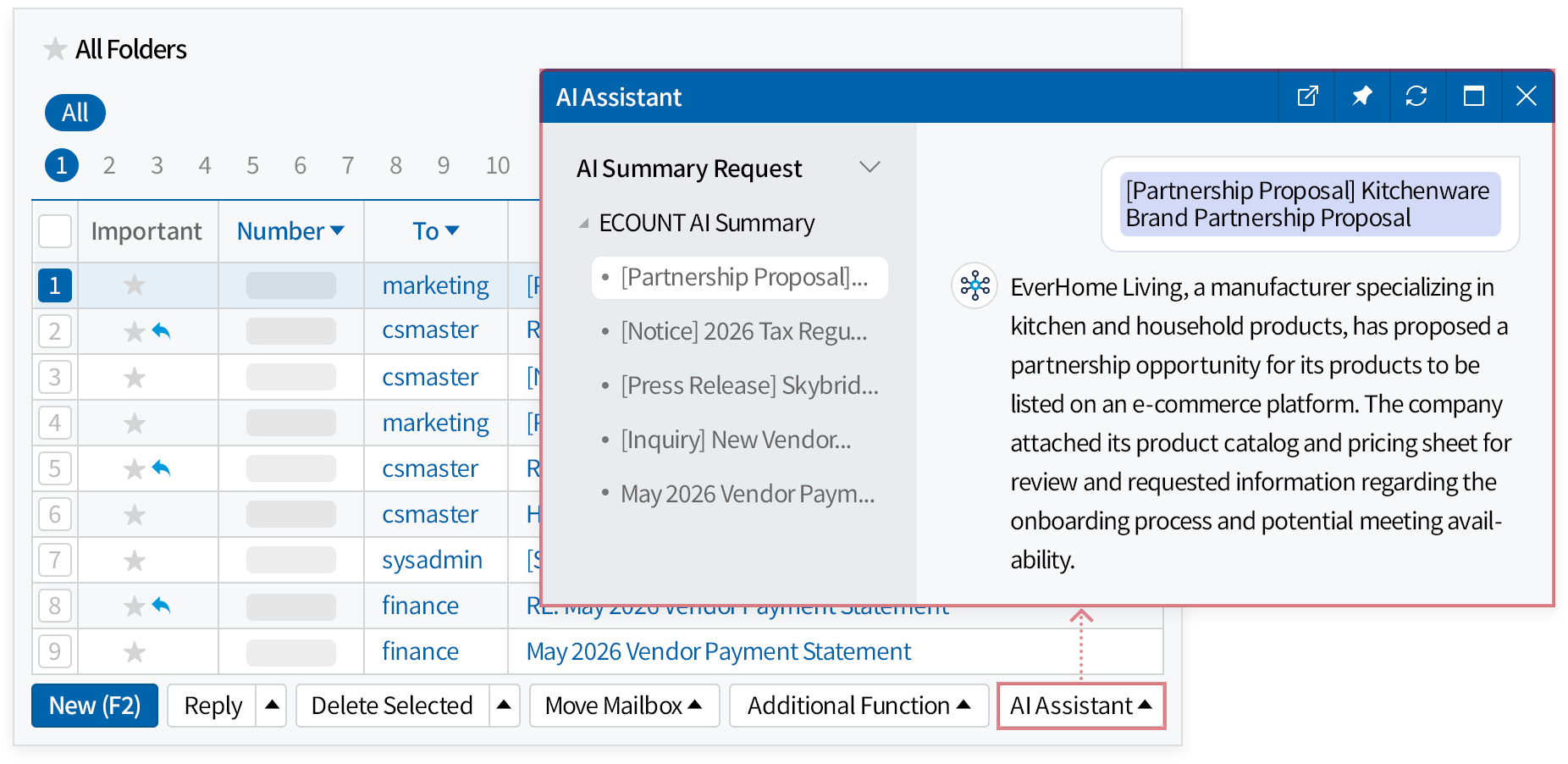AI-Powered Email Summaries