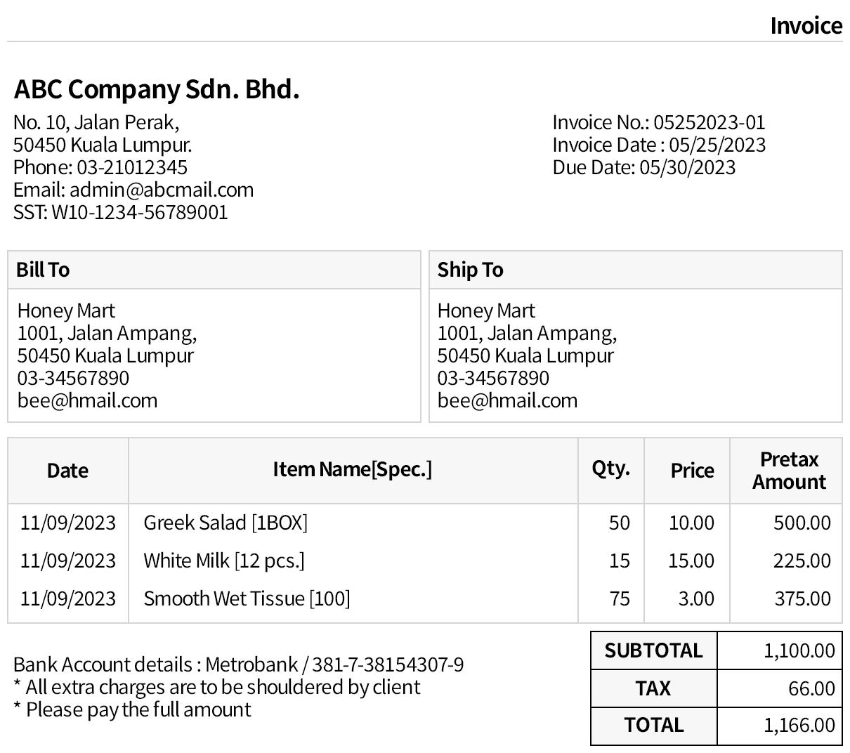 Customer can view reports by themselves
