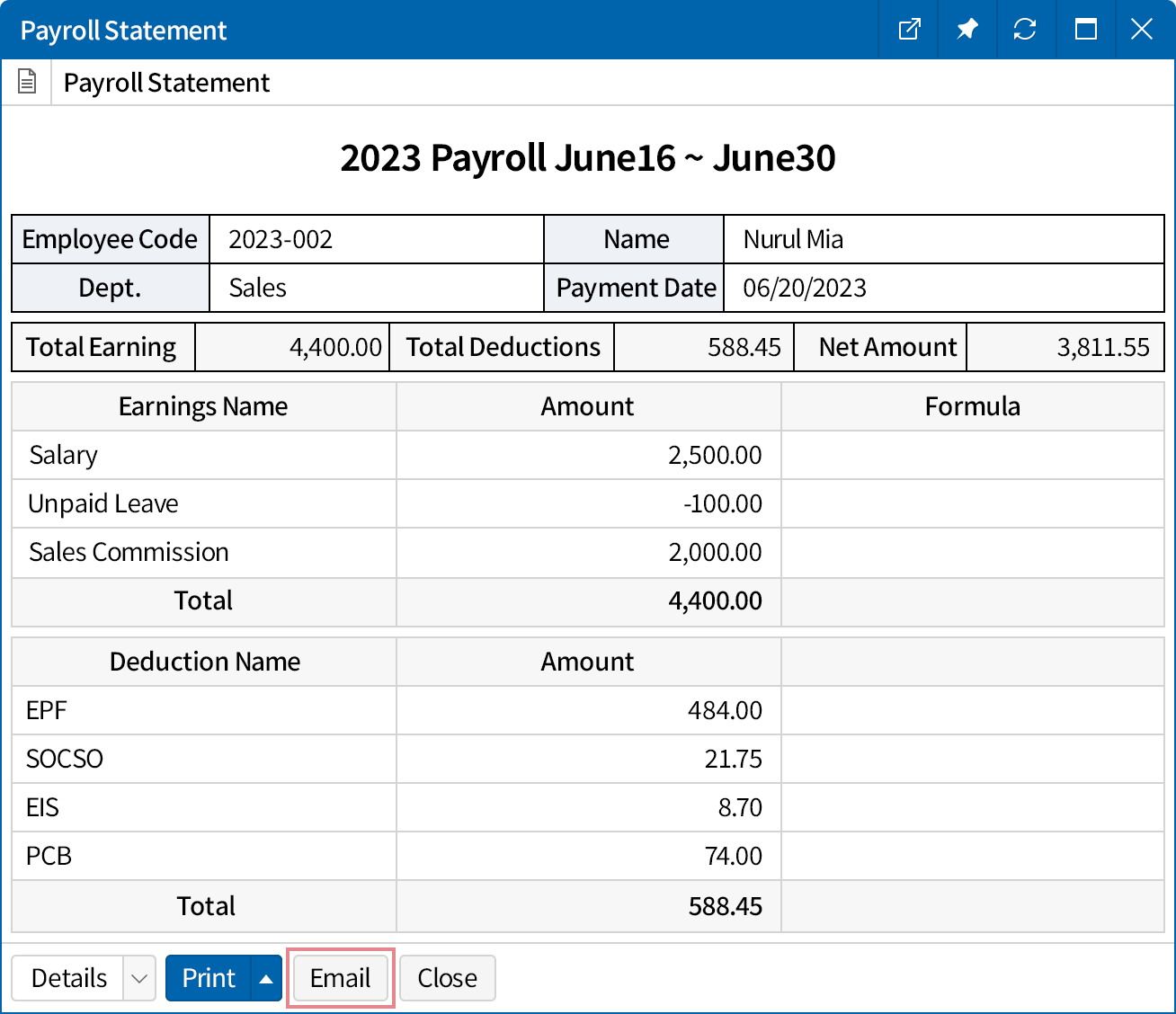 Deliver payslips conveniently