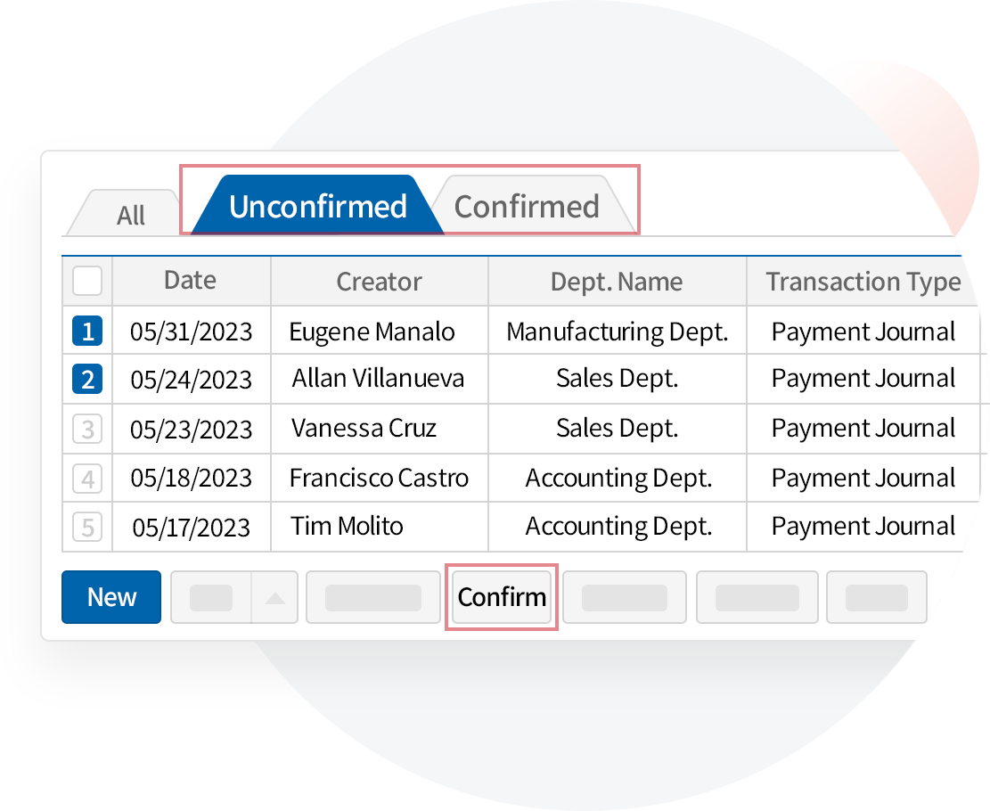 Expense managament through voucher approval process