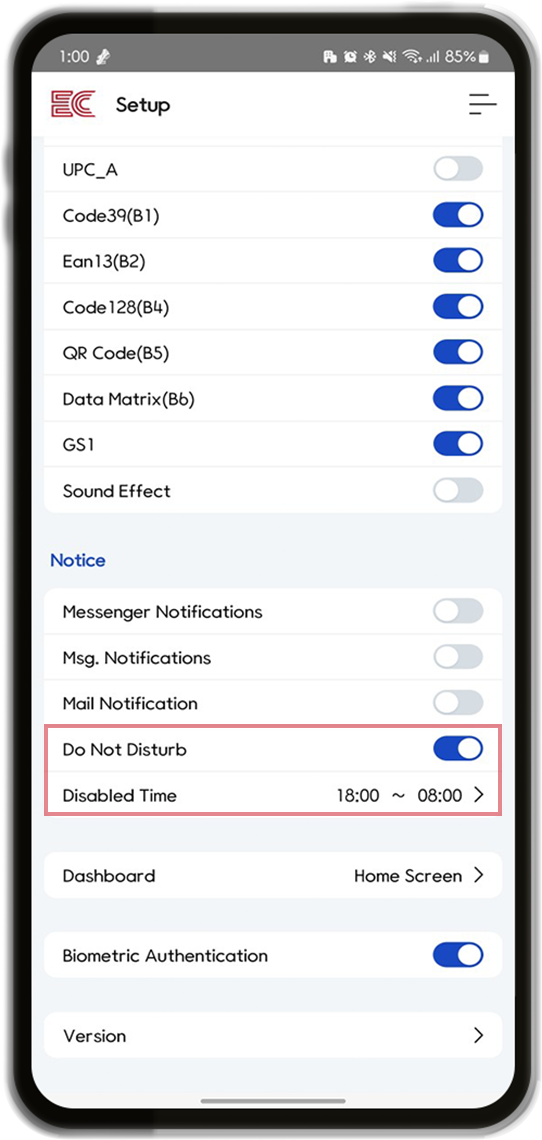 Check the work progress real-time through the App Push Notification