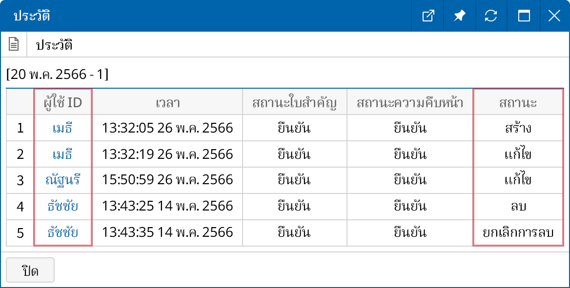 รับรู้การเปลี่ยนแปลงของข้อมูล