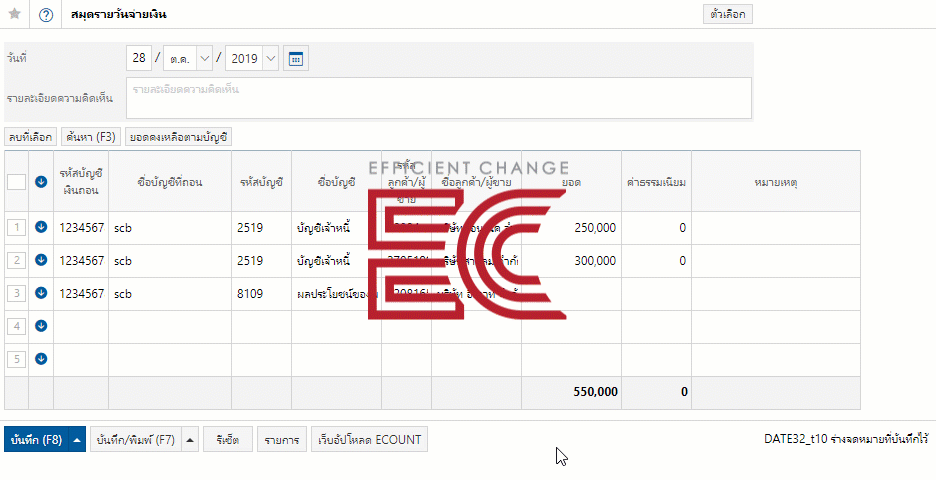 การควบคุมต้นทุน / ค่าใช้จ่าย ด้วยโปรแกรมบัญชี ECOUNT ERP