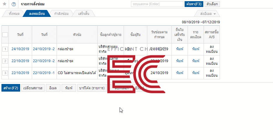 การบริการหลังการขาย