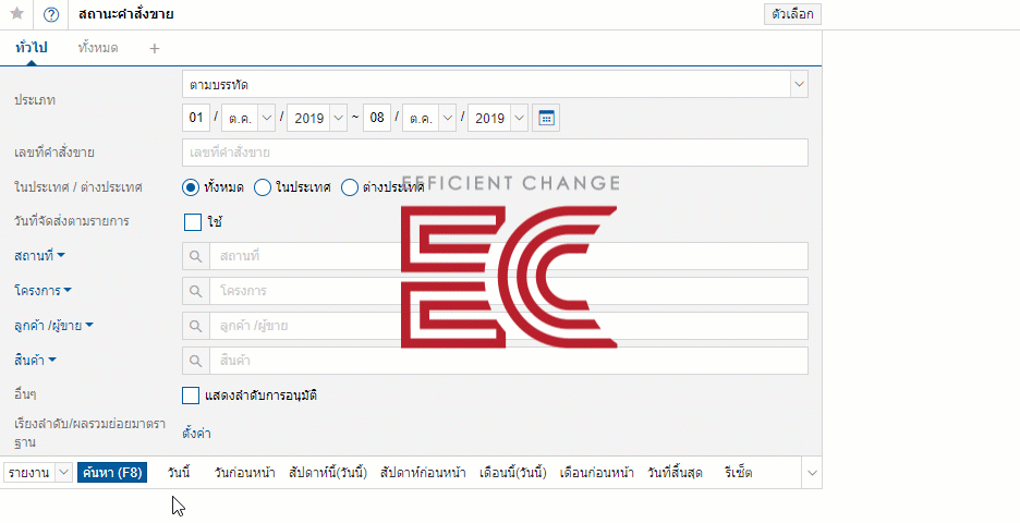 การจัดการคำสั่งขาย