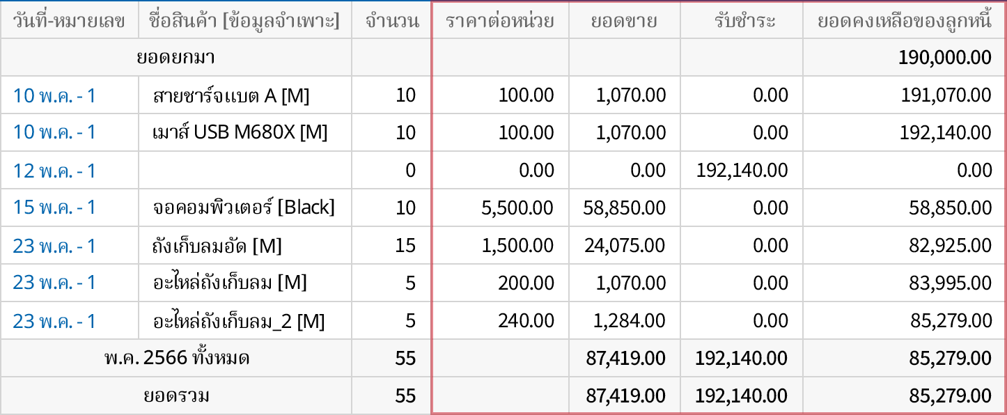 ลูกหนี้เรียลไทม์/จัดการลูกหนี้