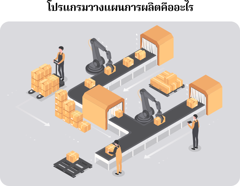 โปรแกรมวางแผนการผลิต คือ โปรแกรมหรือซฮฟต์แวร์ที่ช่วยให้บริษัทหรือองค์กรจัดการบริหารทรัพยากรที่เกี่ยวกับการผลิตได้อย่างคุ้มค่ามากที่สุด ช่วยแก้ปัญหาด้านสินค้าคงคลังได้อย่างตรงจุดและมีประสิทธิภาพ