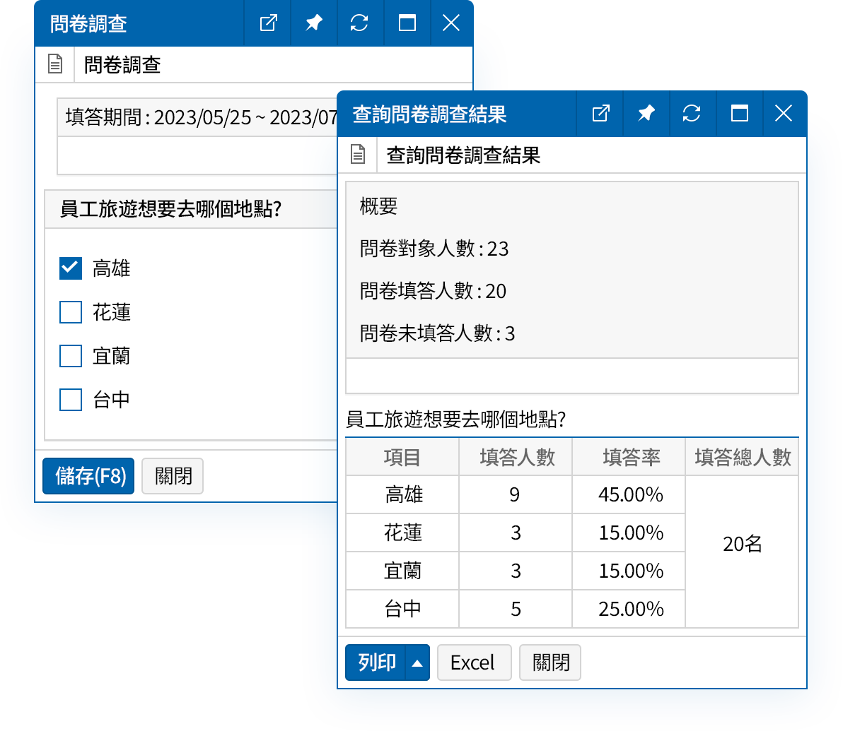 收集重要事項的意見