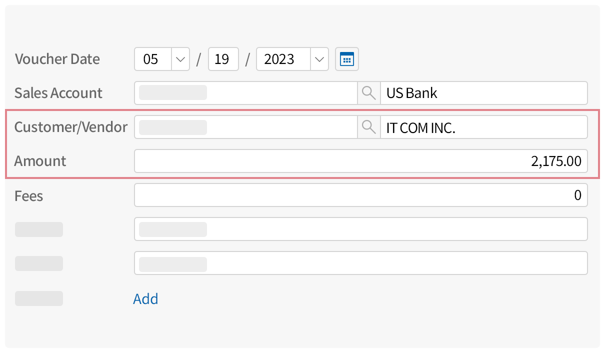 Automatic journal entry
