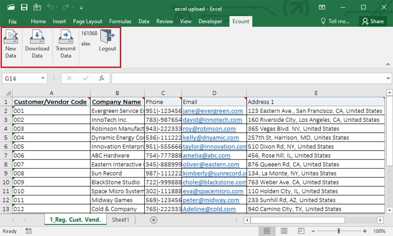 Excel Uploader