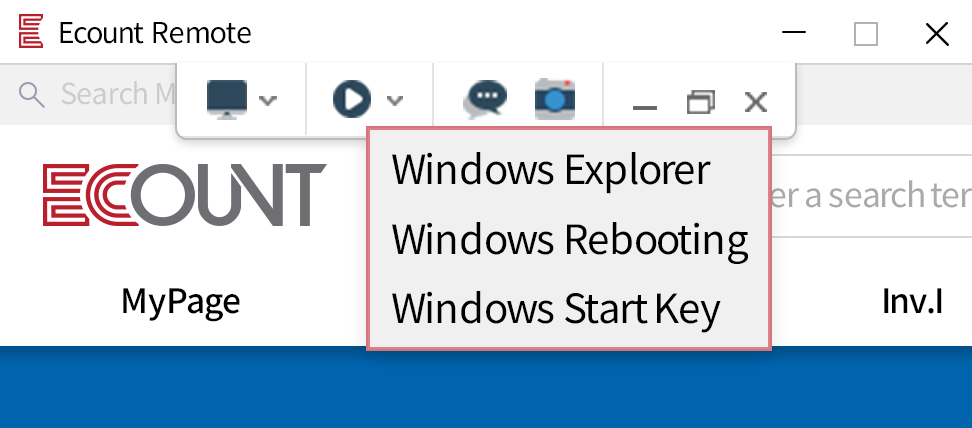 Remote PC control features