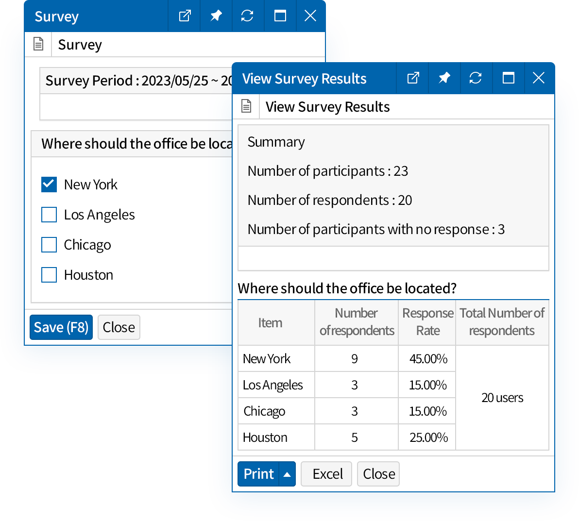 Gather opinions on key issues