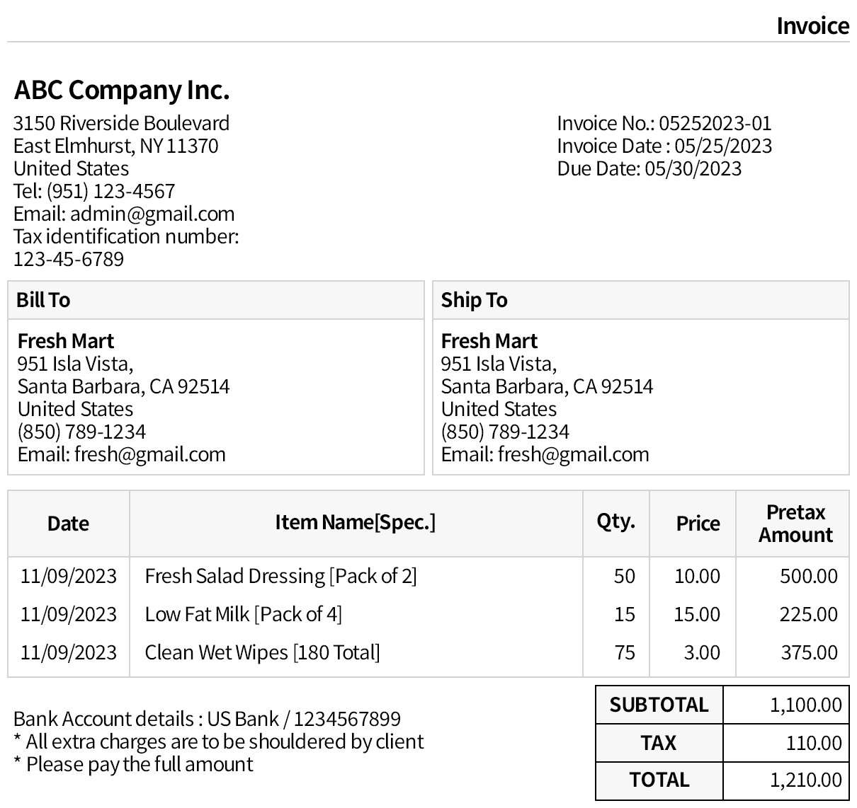 Customer can view reports by themselves