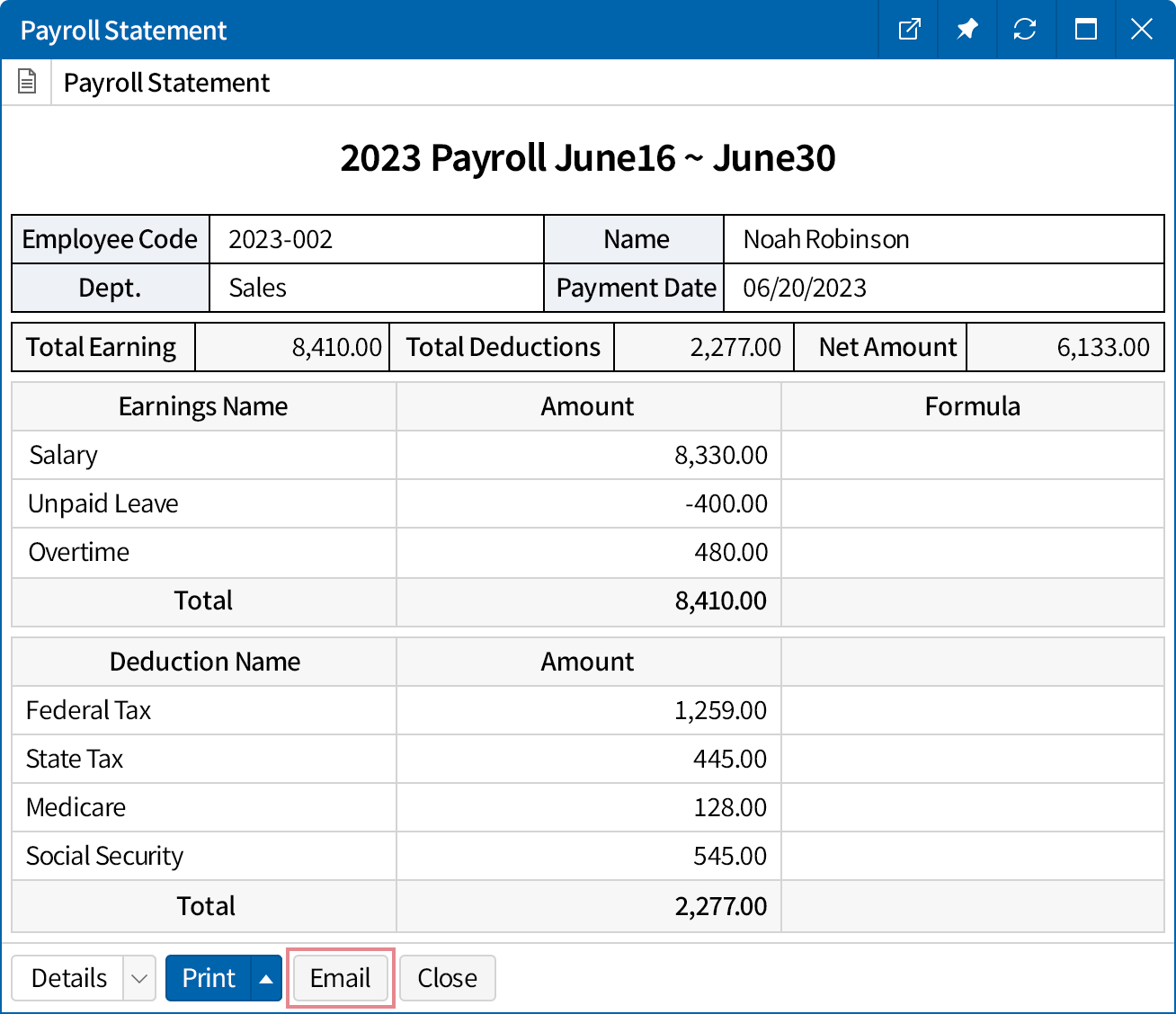 Deliver payslips conveniently