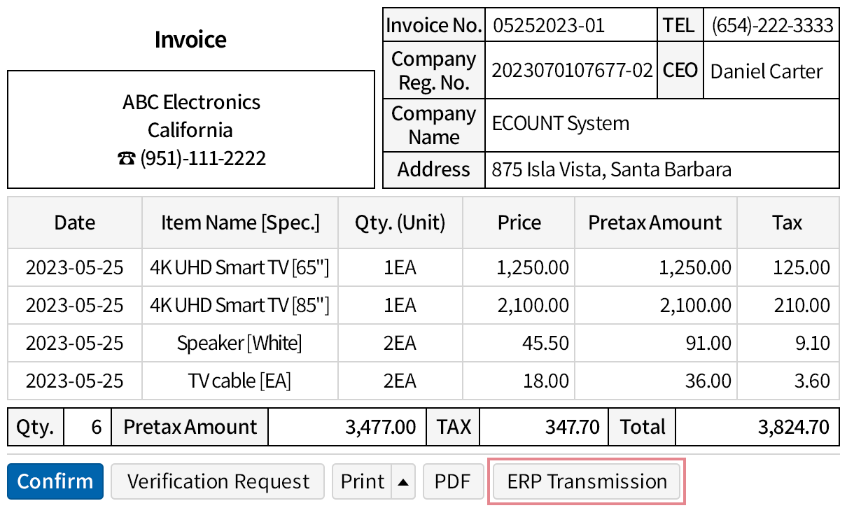 Automatically create a Purchase with the Invoice received