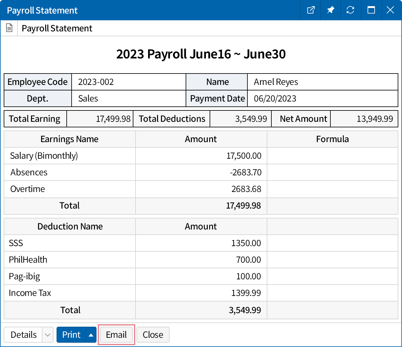 Deliver payslips conveniently
