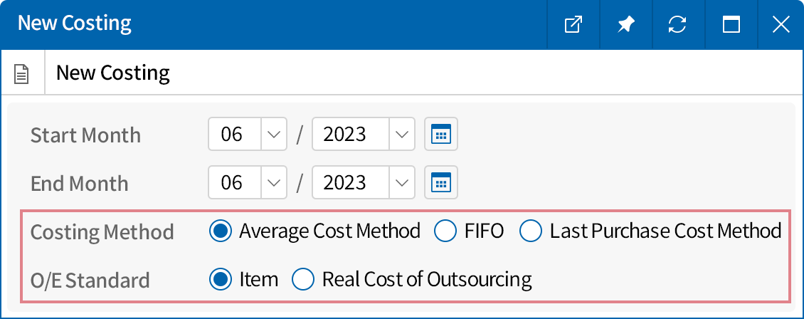How to calculate the cost correctly for the company