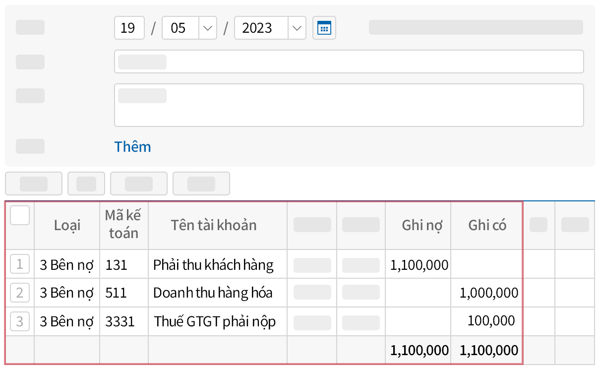 Định khoản trực tiếp