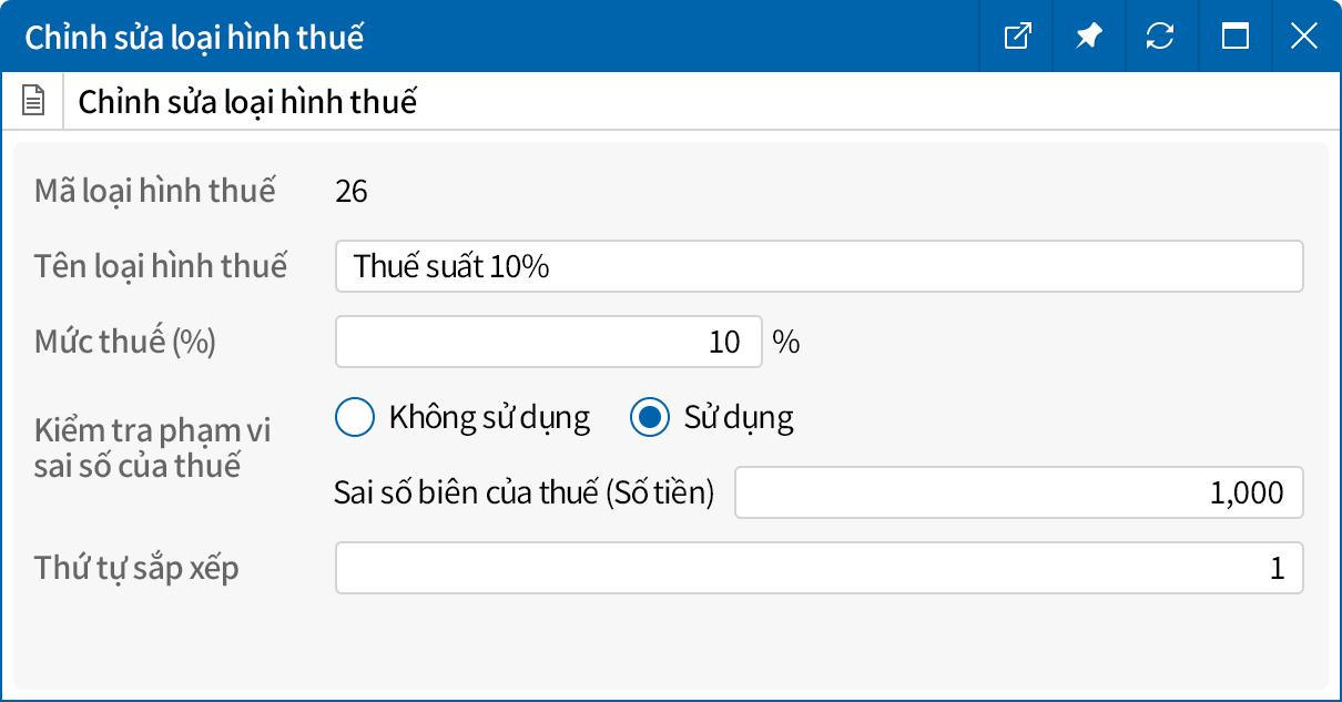 Điều chỉnh mức thuế