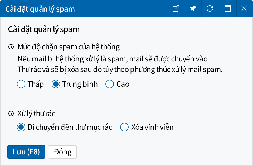 Chặn spam