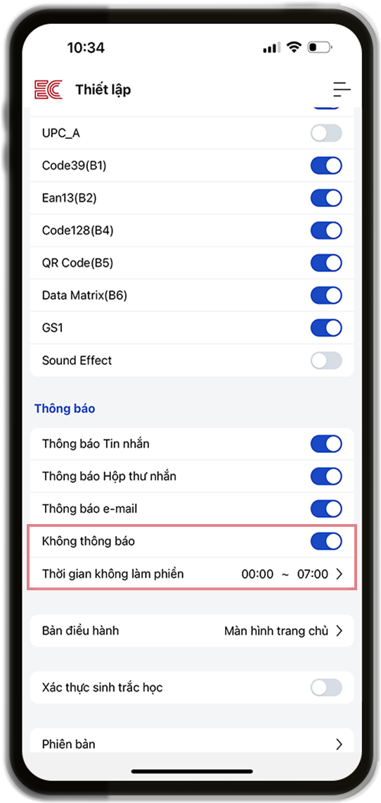 Kiểm tra tiến độ công việc cập nhật liên tục qua thông báo đẩy