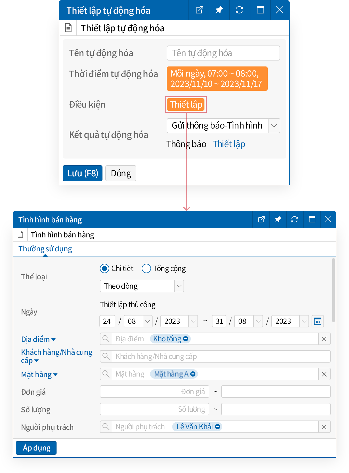 Thế nào là tự động hóa công việc trên ECOUNT?