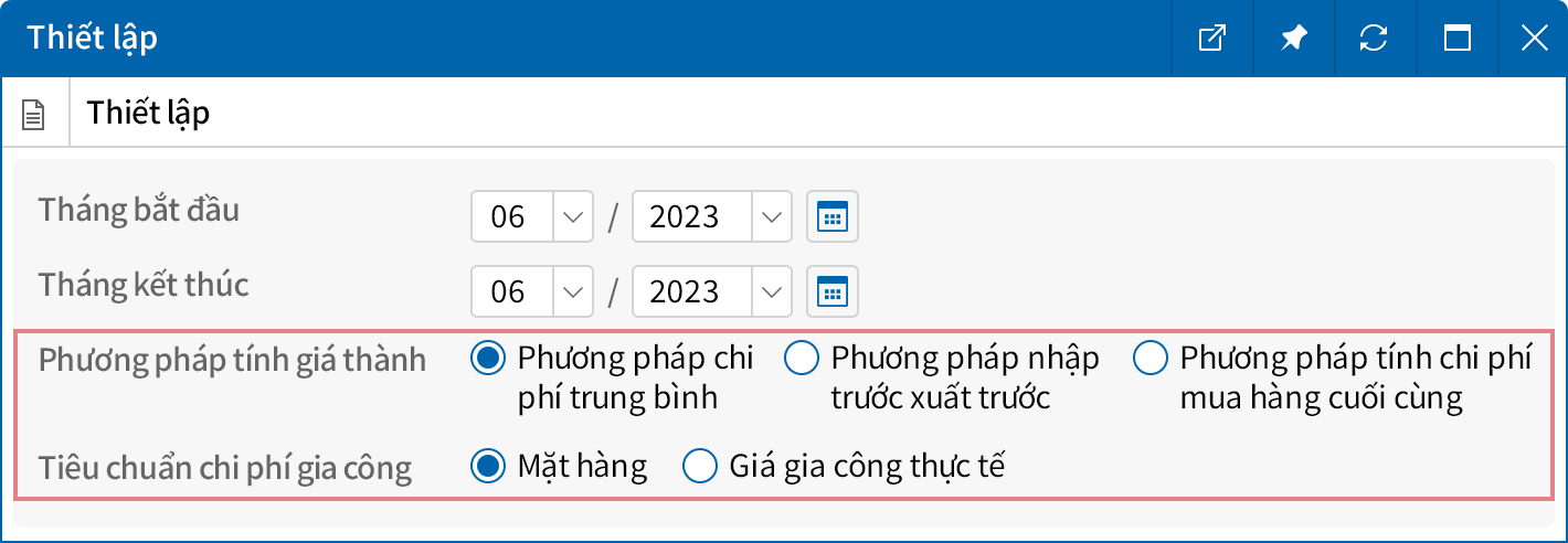 Phương pháp tính giá thành phù hợp với doanh nghiệp