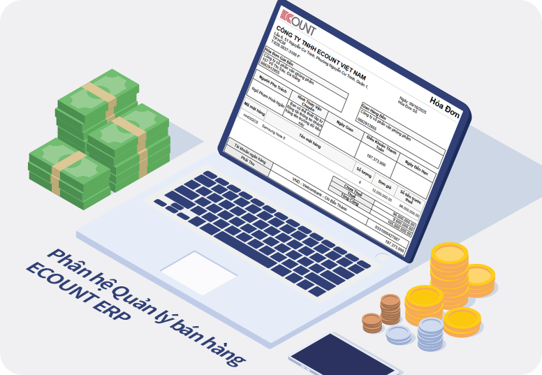 Phần mềm quản lý bán hàng chuyên nghiệp Phần mềm quản lý bán hàng ECOUNR hỗ trợ quản lý quy trình kinh doanh toàn diện