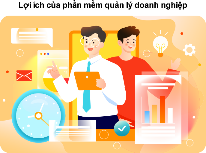 Lợi ích phần mềm quản lý doanh nghiệp Hệ thống quản lý quan hệ khách hàng và họat động kinh doanh