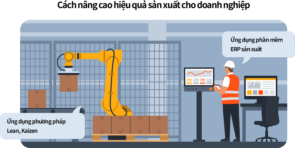 Cách nâng cao hiệu quả sản xuất cho doanh nghiệp Ứng dụng công nghệ và phương pháp quản lý hiện đại giúp nâng cao hiệu quả sản xuất