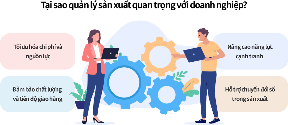 Tại sao quản lý sản xuất quan trọng với doanh nghiệp Quản lý sản xuất giúp tối ưu nguồn lực và nâng cao cạnh tranh