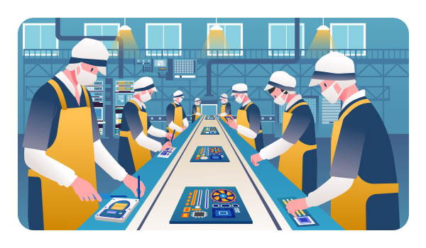 Giải pháp ERP tối ưu cho sản xuất linh kiện điện tử