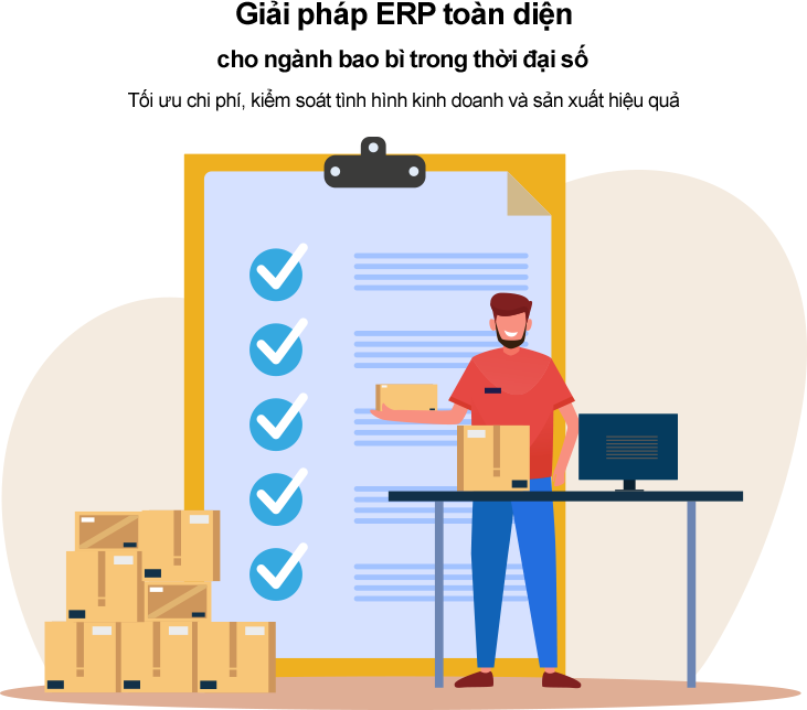 Giải pháp ERP toàn diện cho nghành bao bì trong thời đại số Phần mềm ERP ECOUNT đem đến nhiều giải pháp giúp doanh nghiệp ngành bao bì giải quyết các bài toán khó
