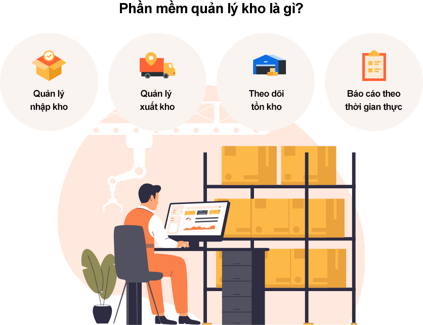 Phàn mềm quản lý kho giúp kiểm soát toàn bộ hoạt động xuất nhập tồn kho minh bạch